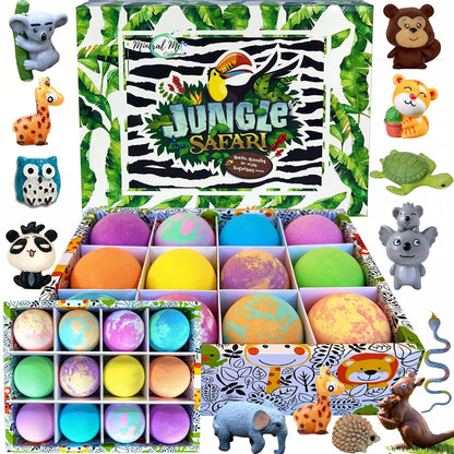 Bath Bombs for Kids with Surprise Inside, Unicorn Bath Bombs for Girls with Jewelry & Jewelry Box for Kids - Organic, Skin Moisturizing, Natural Bubble Bath, Birthday Gifts for Girls