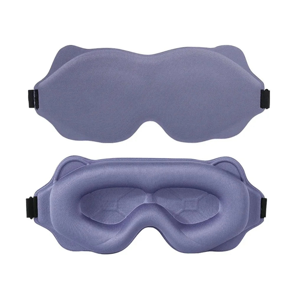 3D Sleep Mask Sleep Aid Blindfold Block Out Light Travel Portable Soft Memory Foam Face Mask Eyeshade Night Comfort Sleep Patch