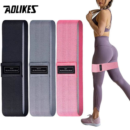 Fitness Rubber Band Elastic Yoga Resistance Bands Set Hip Circle Expander Bands Gym Fitness Booty Band Home Workout