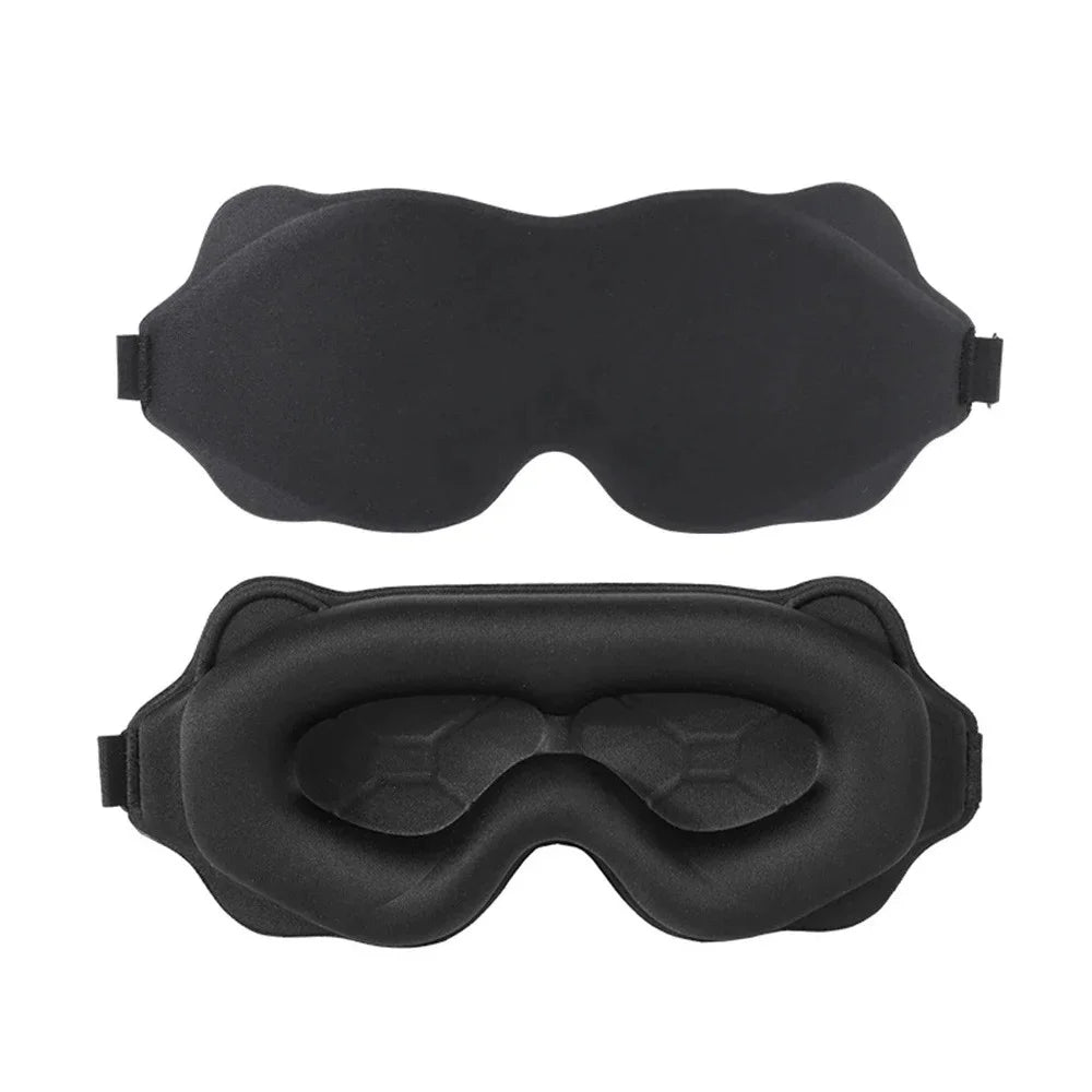 3D Sleep Mask Sleep Aid Blindfold Block Out Light Travel Portable Soft Memory Foam Face Mask Eyeshade Night Comfort Sleep Patch
