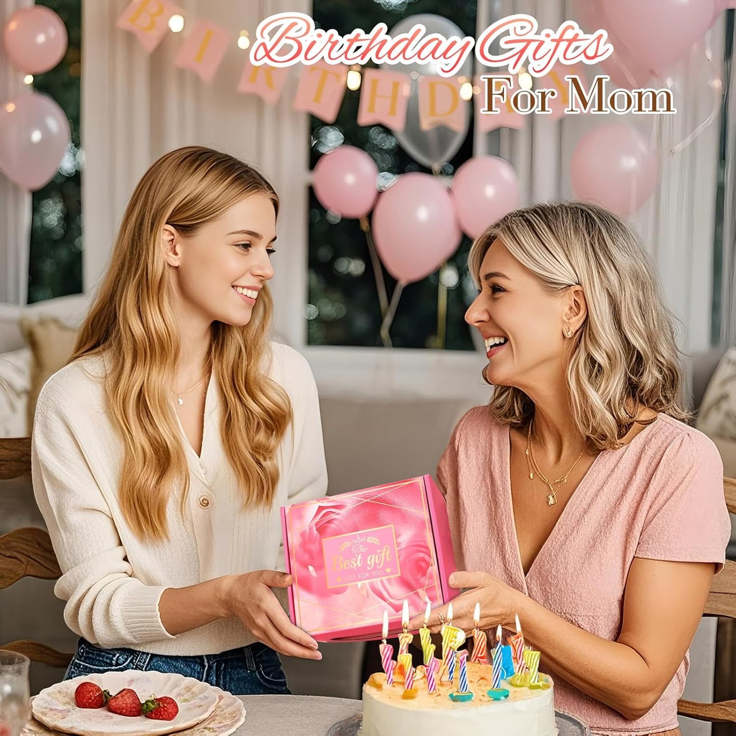 Mothers Day Gifts for Mom, Wife, Grandma, Sister, Friends: Unique Birthday Gifts Baskets Set for Personalized Best Mom from Daughter Son, Spa Presents for Christmas, Birthday, Valentines
