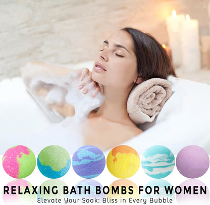 Bath Bombs for Women Gift Set - 24 Natural and Organic Bath Bombs with Essential Oils & Moisturizing Shea Butter, Spa Birthday Gift, Mothers Day Gifts for Mom, Selfcare Gifts, for Her, Girls, Kids