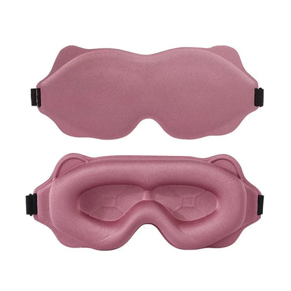 3D Sleep Mask Sleep Aid Blindfold Block Out Light Travel Portable Soft Memory Foam Face Mask Eyeshade Night Comfort Sleep Patch